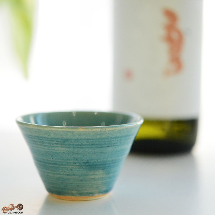 MILLEFYPottery 【簡易ラッピング】ぐい呑み　波音