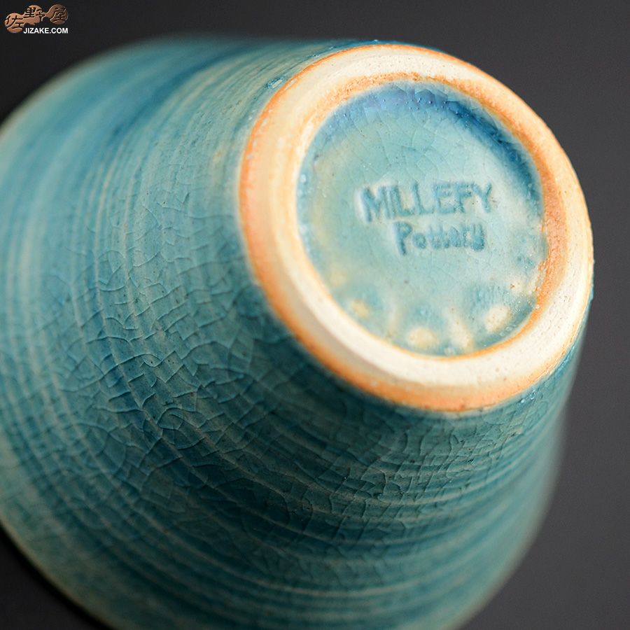 MILLEFYPottery 【簡易ラッピング】ぐい呑み　波音
