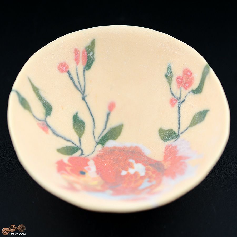 高橋由紀子　金魚　赤　盃