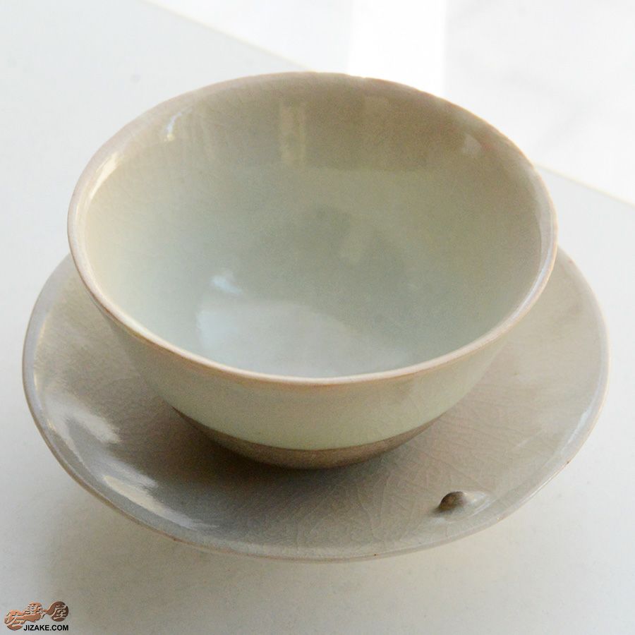 アントノヴァマリコ　銀彩盃　三つ足　盃・台セット　白磁