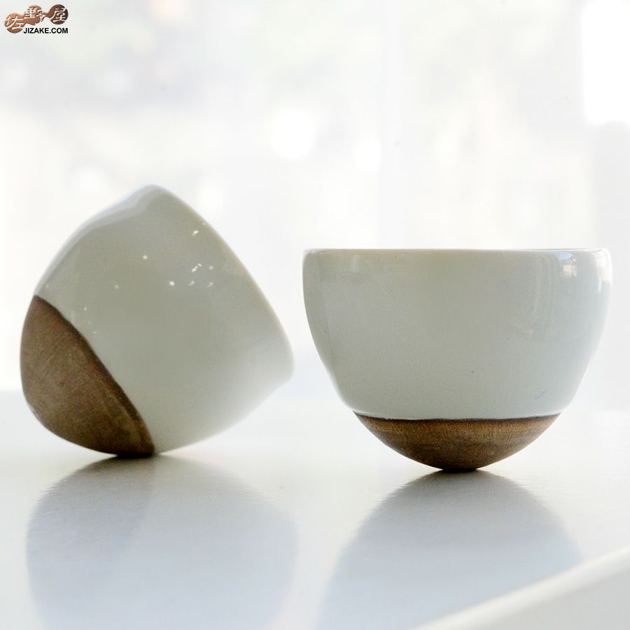 アントノヴァマリコ　銀彩盃・台セット　白磁