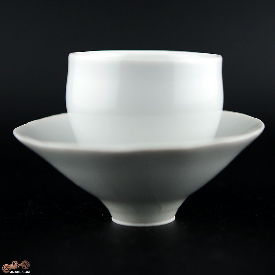 アントノヴァマリコ　銀彩盃・台セット　白磁