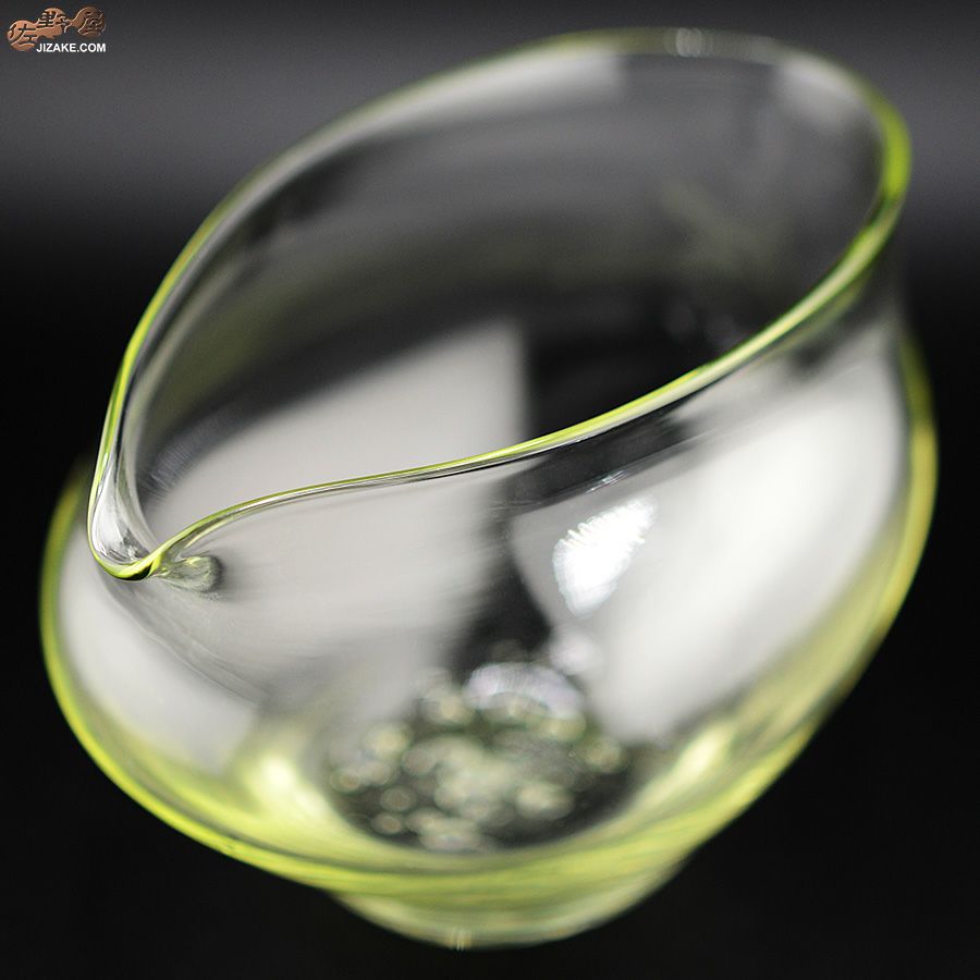 glassimeca　琵琶湖彩　片口（薄緑）
