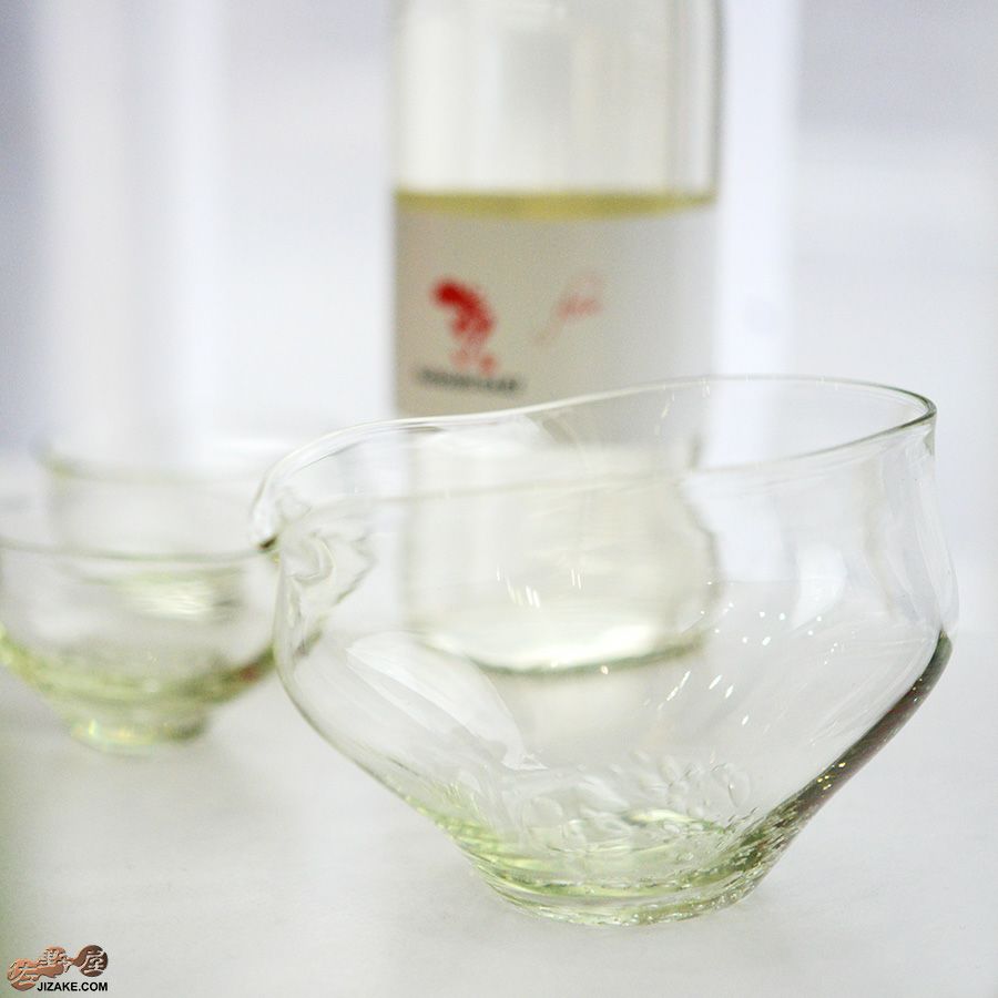 glassimeca　琵琶湖彩　片口（薄緑）