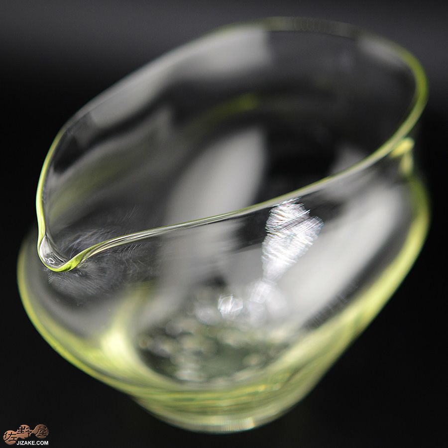 glassimeca　琵琶湖彩　片口（薄緑）
