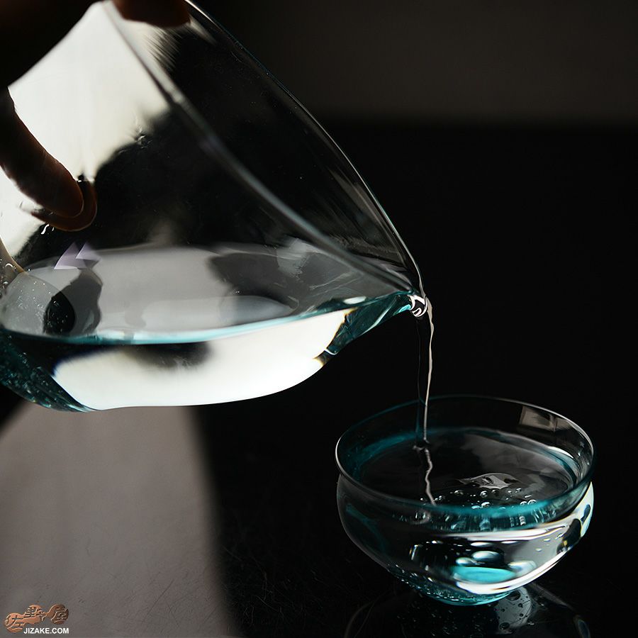 glassimeca　琵琶湖彩　片口（水色）
