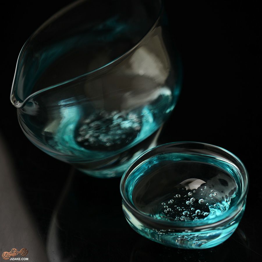 glassimeca　琵琶湖彩　片口（空色）