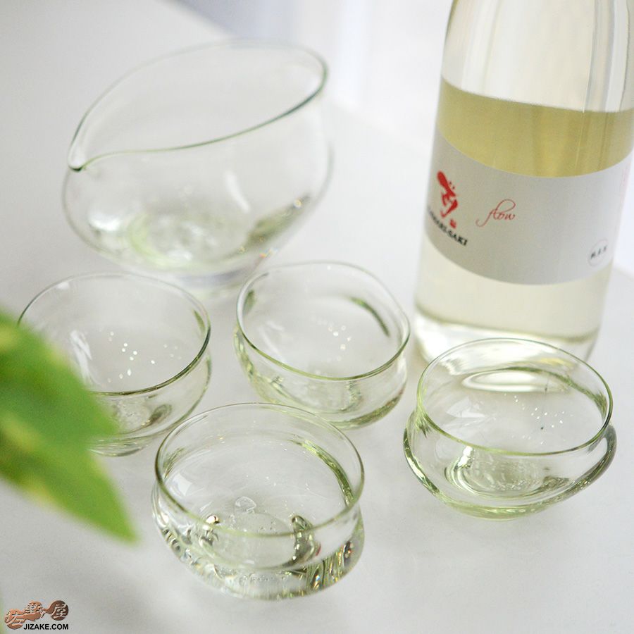 glassimeca　琵琶湖彩　ぐい呑み（薄緑）