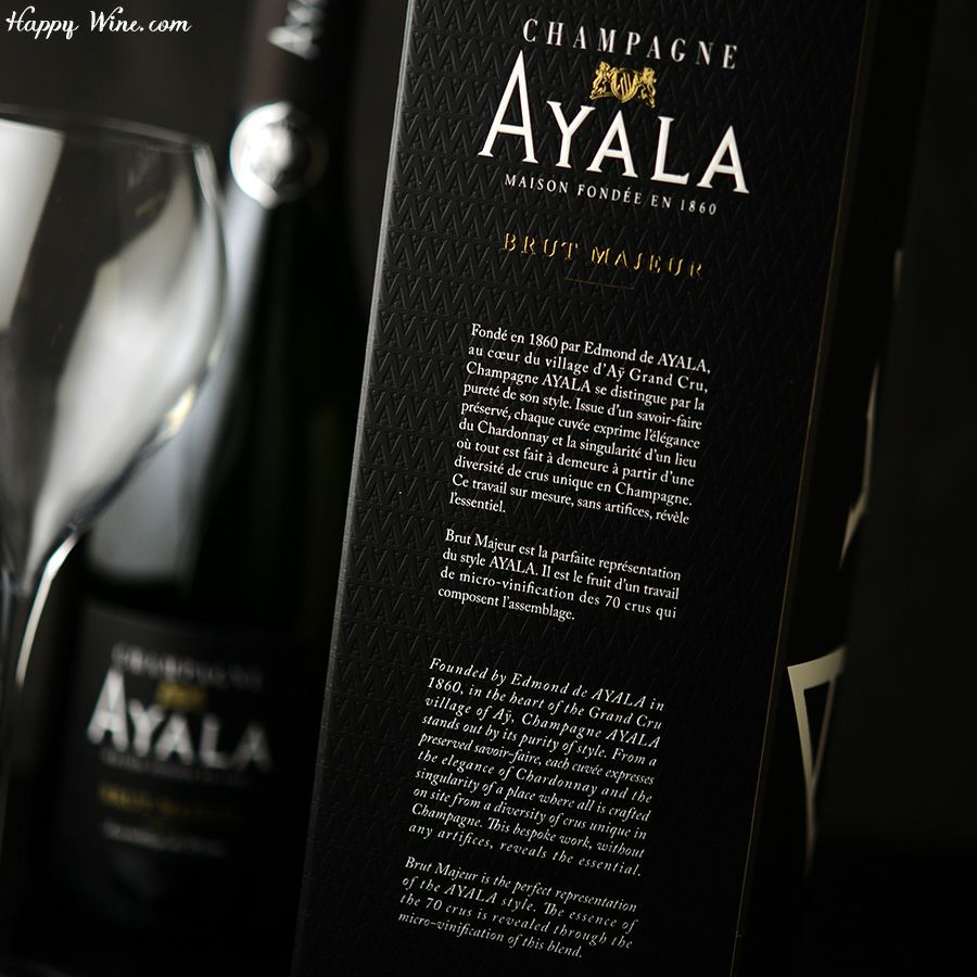 【SALE /グラス付き】シャンパーニュ・アヤラ　ブリュット・マジュール(白泡）