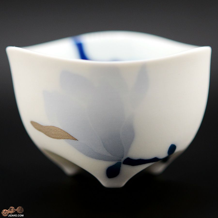 眞窯　木蓮　三脚ぐいのみ