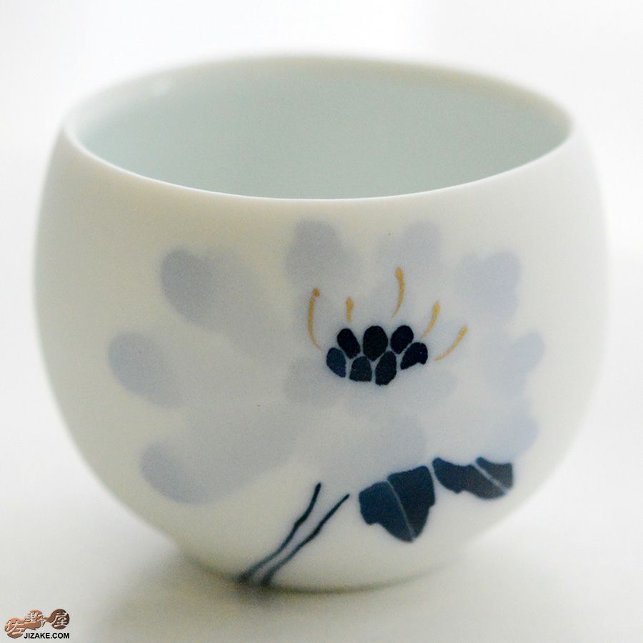 眞窯　マツムシ草　ぐいのみ