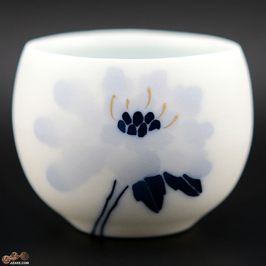 眞窯　マツムシ草　ぐいのみ