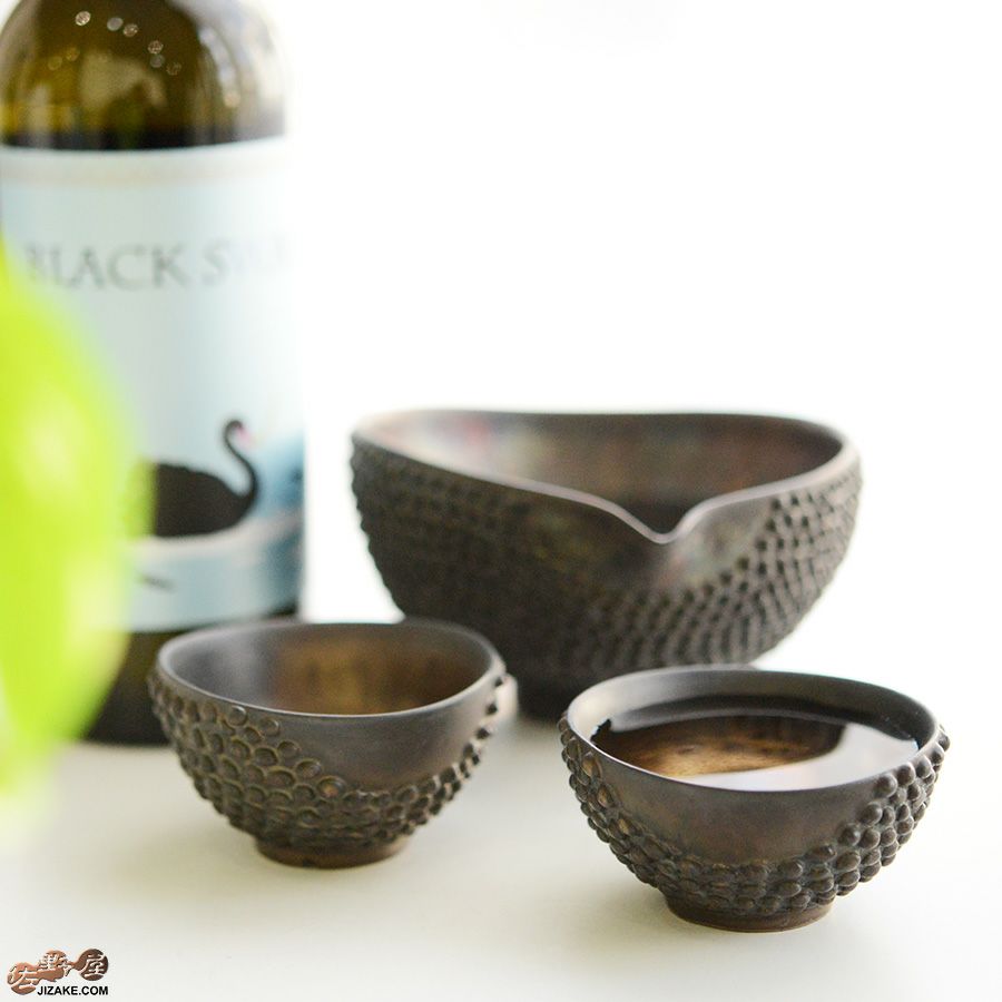 谷口純一作　螺髪（らほつ）ぐい呑み