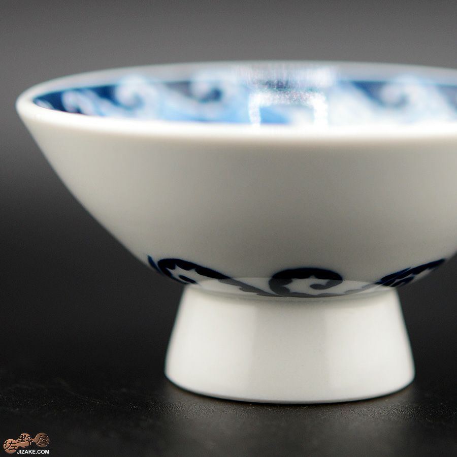 簡易ラッピング】KoneKoneLabCue 染付盃 トリケラトプス | 日本酒専門